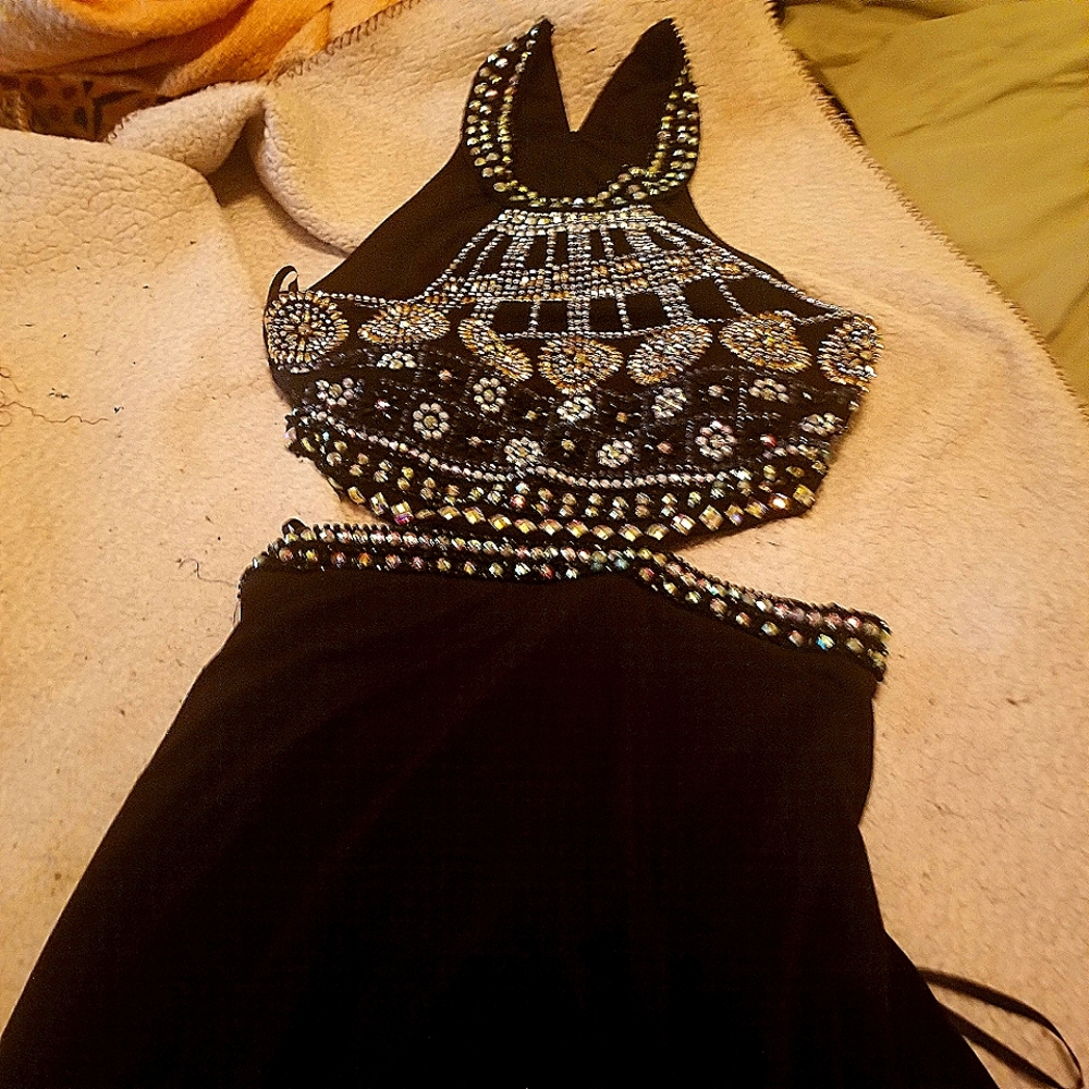 Beaded Style Long Formal Dress